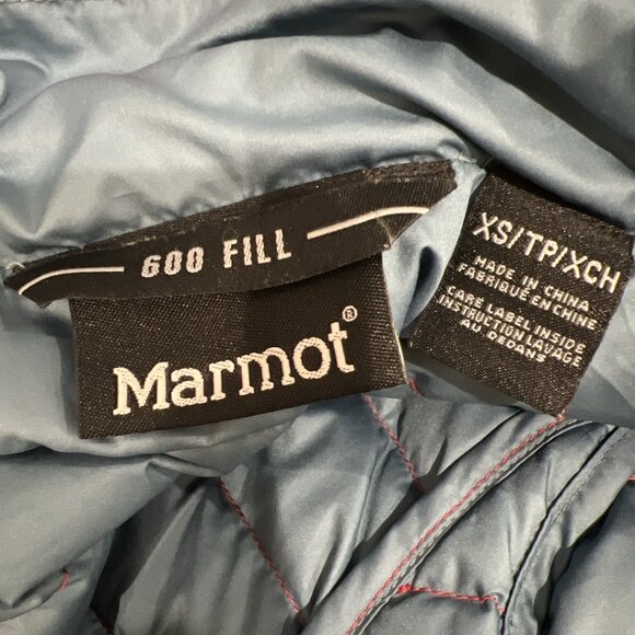 Marmot Womens 600 Fill Insulated Puffer Jacket XS Red - Picture 5 of 13